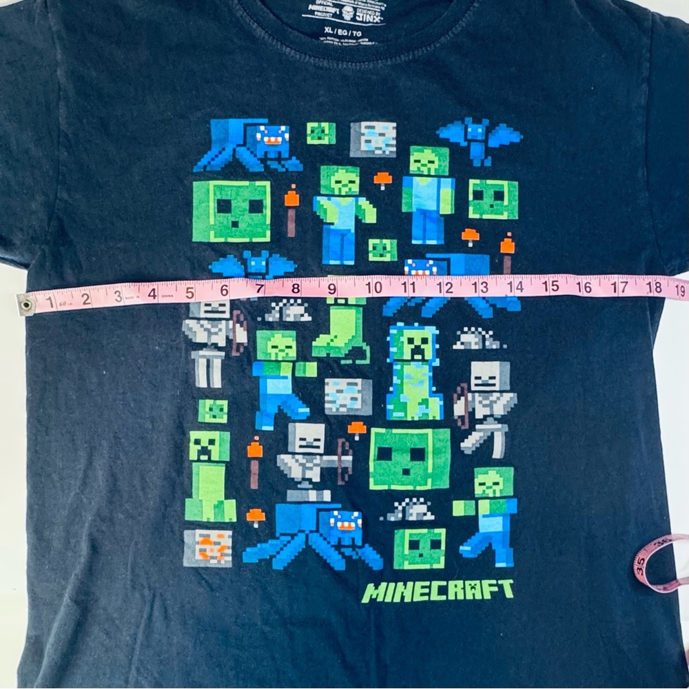 Minecraft Graphic T-Shirt – Kids XL (2020 Mojang / JINX) - Picture 6 of 10